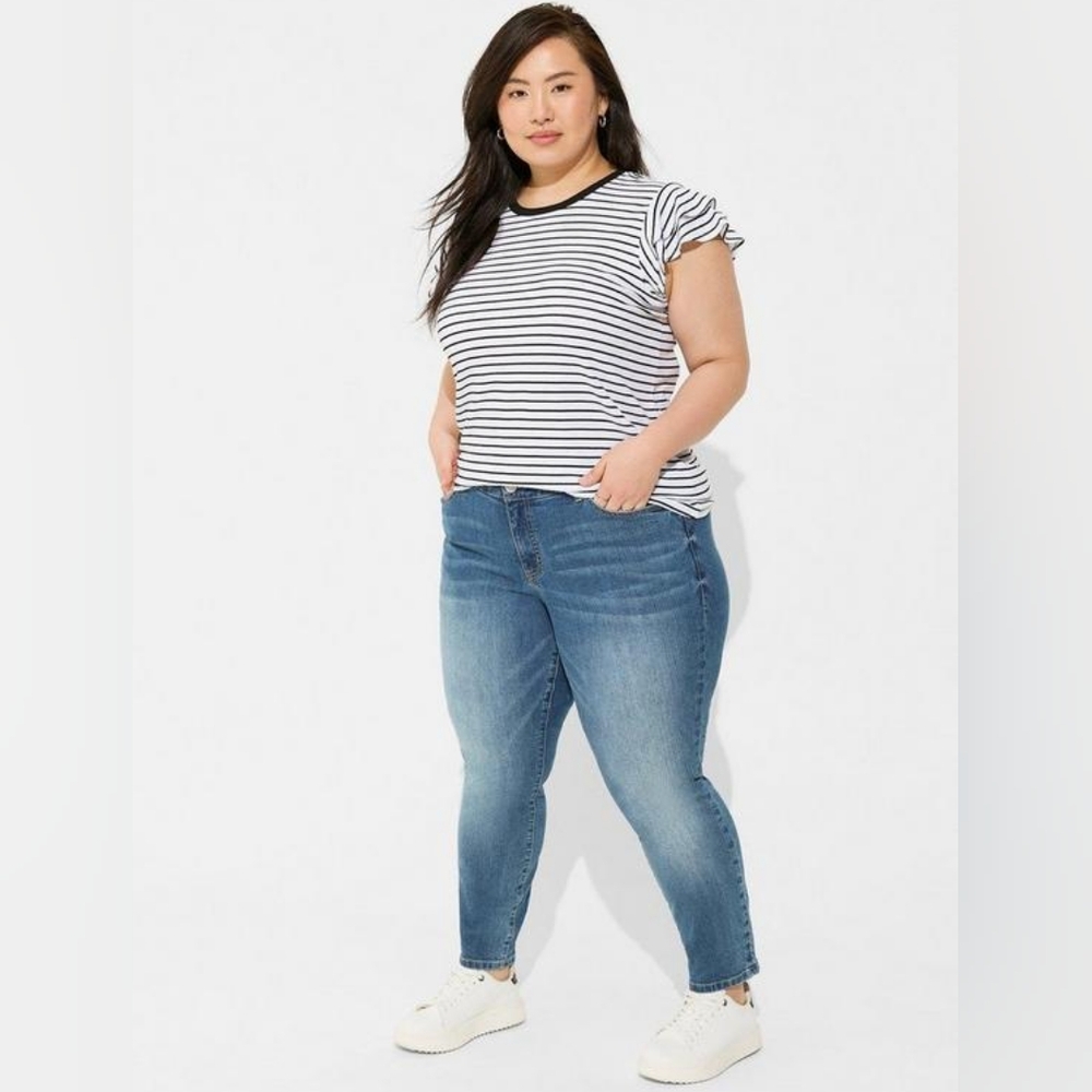 Torrid Denim pants ankle skinny Size 16R stretch